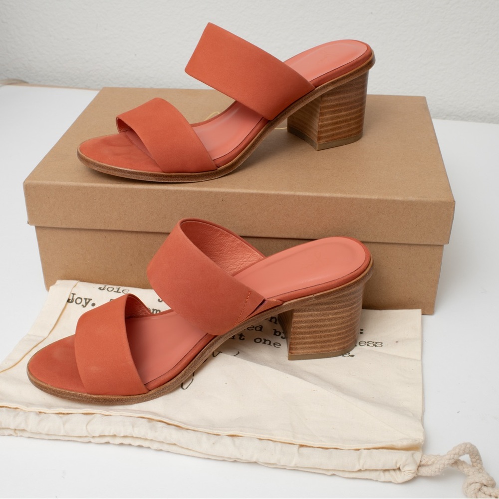 Joie Nubuck Maha Block Heel Sandals